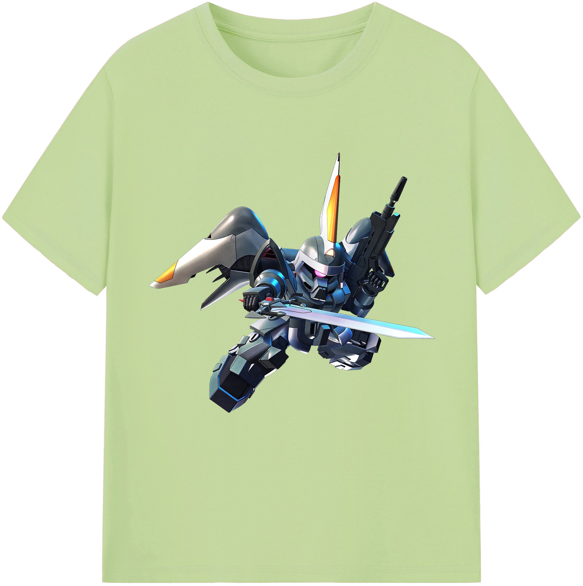 （画像用） 機動戦士ガンダム Mobile Suit Gundam 綿100％半袖Tシャツ（フロントプリント）